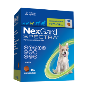 NEXGARD SPECTRA M 15 cpr...