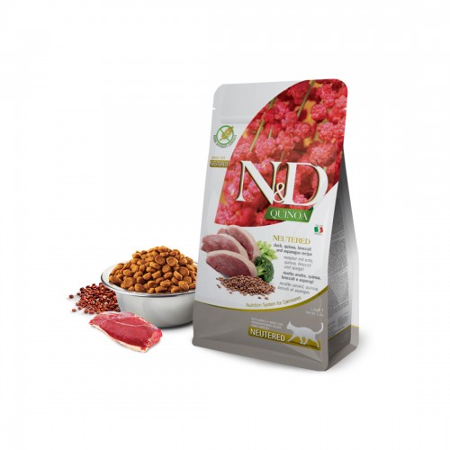 N&D GATTO quinoa/anatra/broccoli...