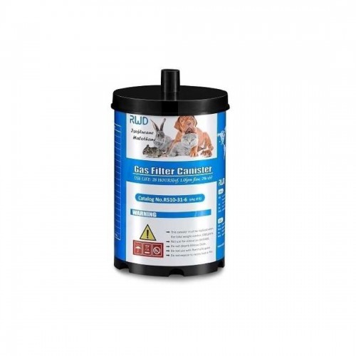 Gas Filter Canister - Filtro assorbitore per gas anestetici esausti – con carbone attivo