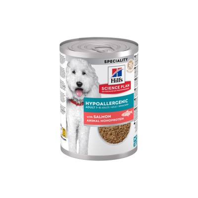Hill's Science Plan Hypoallergenic per cani adulti con salmone formato latta da 363g
