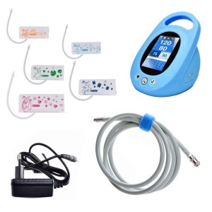 PetPro Premium monitor veterinario NIBP, SpO₂ e temperatura – portatile con display touch, app e sensori inclusi 2