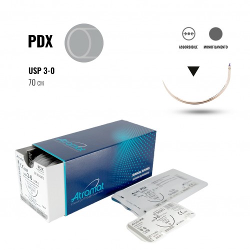 ATRAMAT OMAGGIO PDX USP 3/0 70cm 26mm...