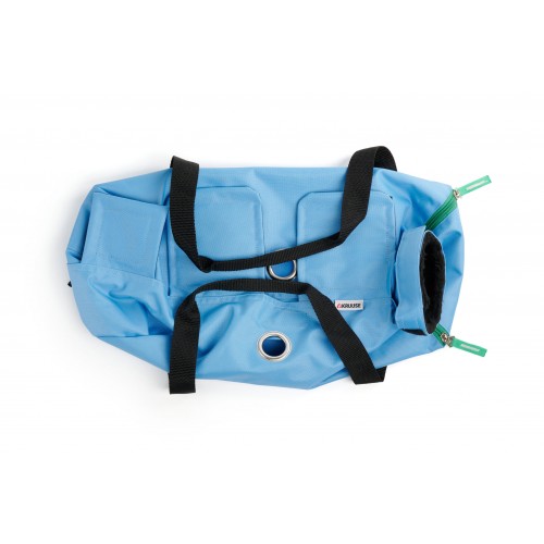 Borsa KRUUSE per esame veterinario di gatti 4–6 kg, nylon resistente, apertura con zip e velcro