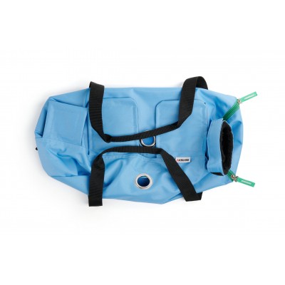 Borsa KRUUSE per esame veterinario di gatti 4–6 kg, nylon resistente, apertura con zip e velcro