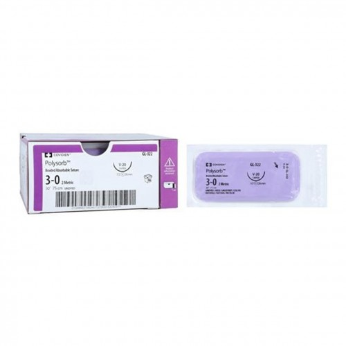 POLYSORB VIOLA 3/0 - S/AGO 250 cm