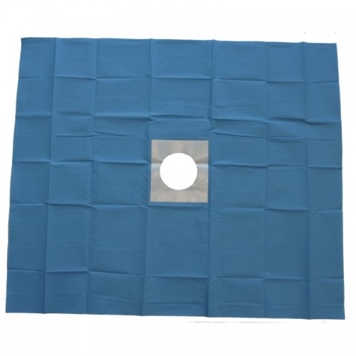 TELO CHIRURGICO ADESIVO 75 x 90 con foro