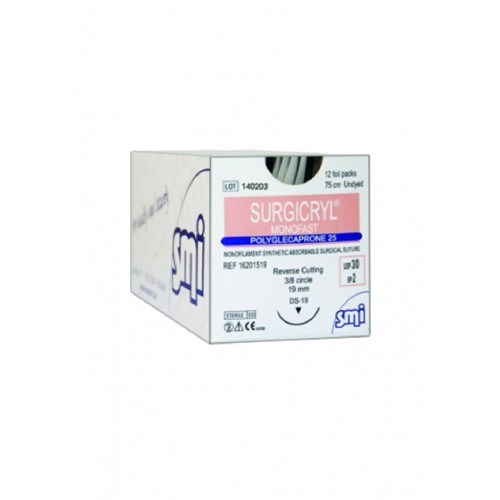 POLYGLECAPRONE MONOFAST TR.19 mm 4/0...