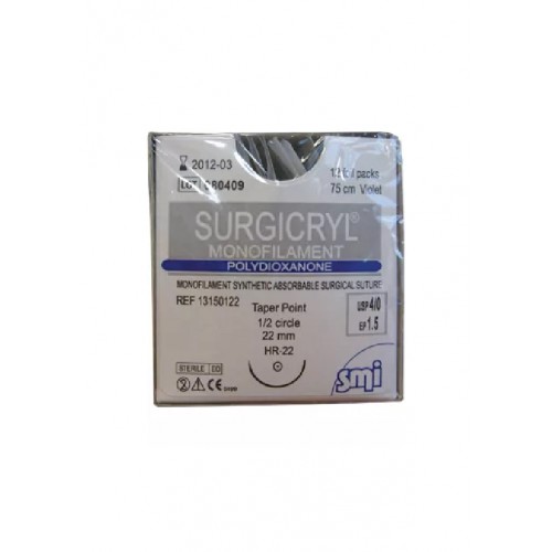 POLYDIOXANONE 4/0 AGO TRIANG. 19 mm...