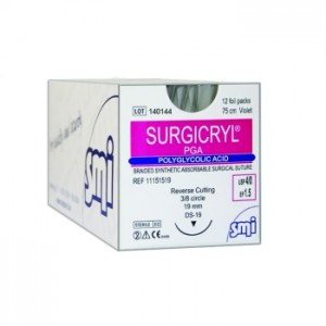 SURGICRYL PGA TR 19 mm 4/0...