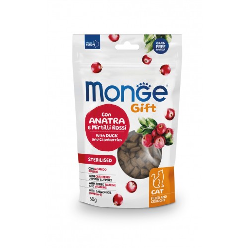 MONGE GATTO FILLED&CRUNCHY STERIL...