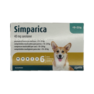 SIMPARICA 40 mg 6 tabs...