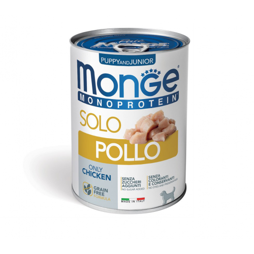 MONGE CANE MONOPR. PUPPY solo pollo...