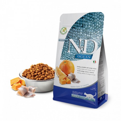 N&D GATTO OCEAN zucca/aringa/arancia...