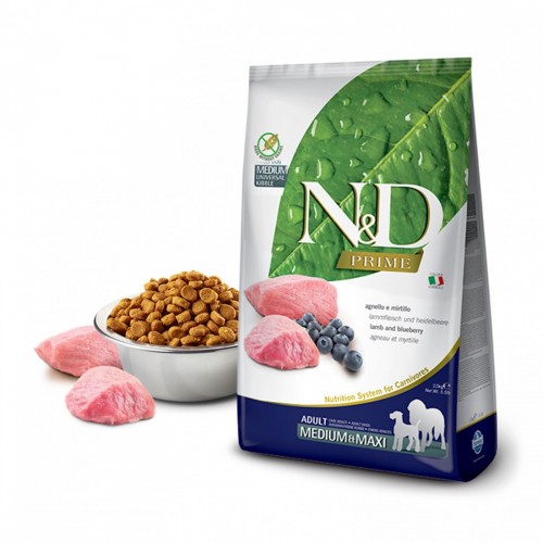 N&D CANE PRIME agnello/mirtillo...
