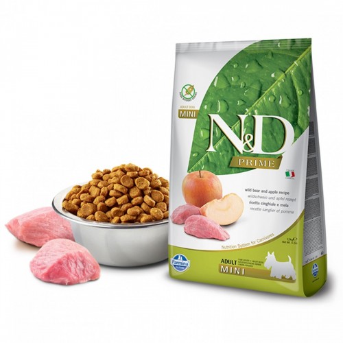 N&D CANE PRIME cinghiale/mela MINI...