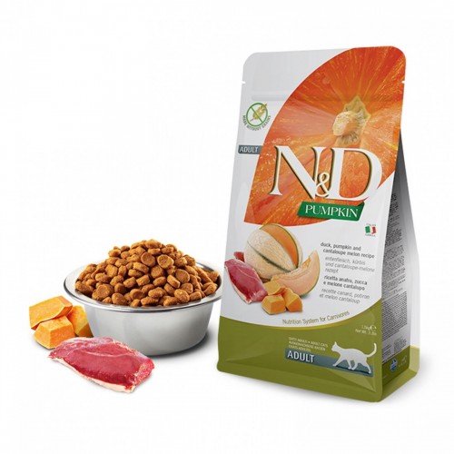 N&D GATTO ZUCCA anatra/melone 1,5 kg