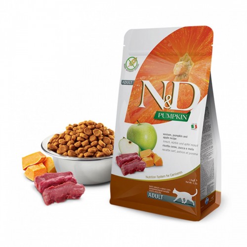 N&D GATTO ZUCCA cervo 5 kg