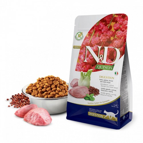N&D GATTO DIGESTION quinoa/agnello...
