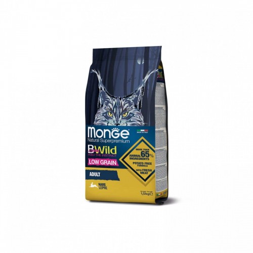MONGE GATTO BWILD LOW GRAIN lepre 1,5 kg