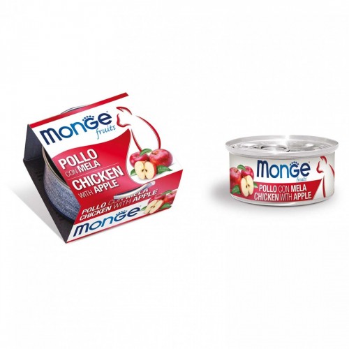 MONGE GATTO FRUIT pollo/mela 24 pz x...