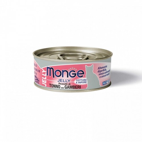 MONGE GATTO JELLY tonno/gamberetti 24...