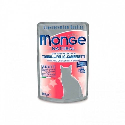 MONGE GATTO NATURAL tonno/pollo/gamb....