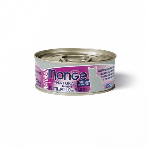 MONGE GATTO NATURAL petto pollo/manzo...