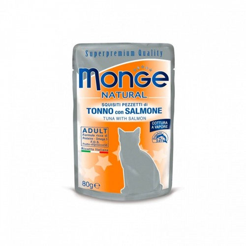 MONGE GATTO NATURAL tonno/salmone 24...