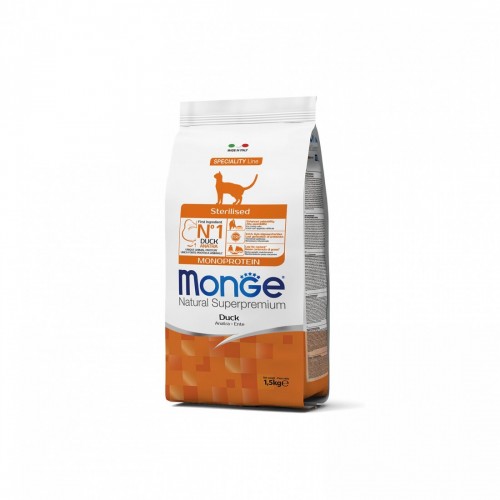 MONGE GATTO STERILISED anatra 1,5 kg
