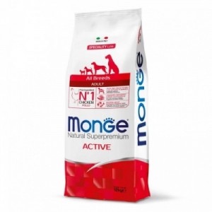 MONGE CANE ACTIVE pollo 12 kg