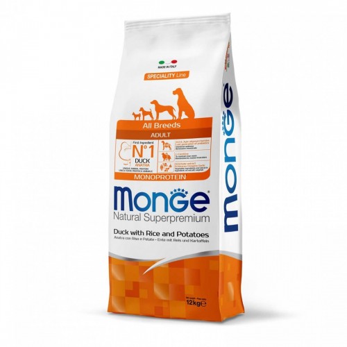 MONGE CANE ADULT anatra/riso/patate...
