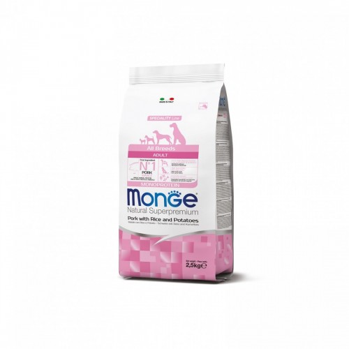 MONGE CANE ADULT maiale/riso/patate...