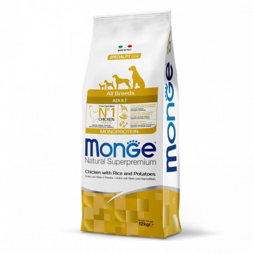 MONGE CANE ADULT pollo/riso/patate 12 kg