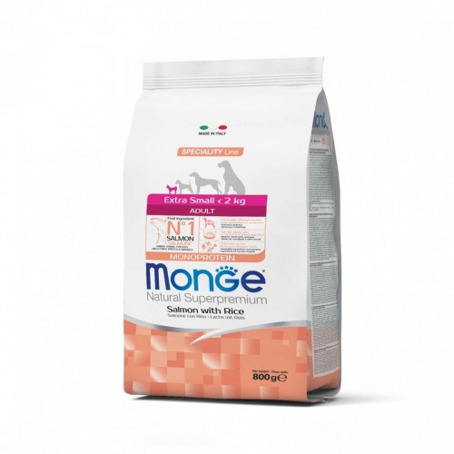 MONGE CANE EXTRA SMALL salmone/riso...
