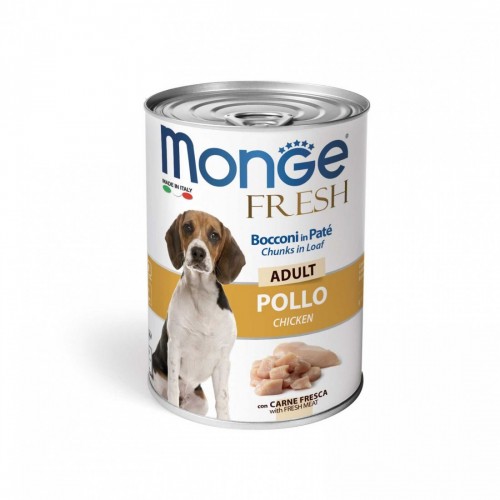 MONGE CANE FRESH pollo 24 pz x 400 gr