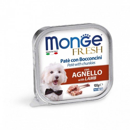 MONGE CANE FRESH agnello 32 pz x 100 gr