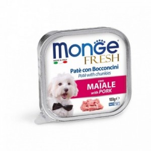 MONGE CANE FRESH maiale 32...