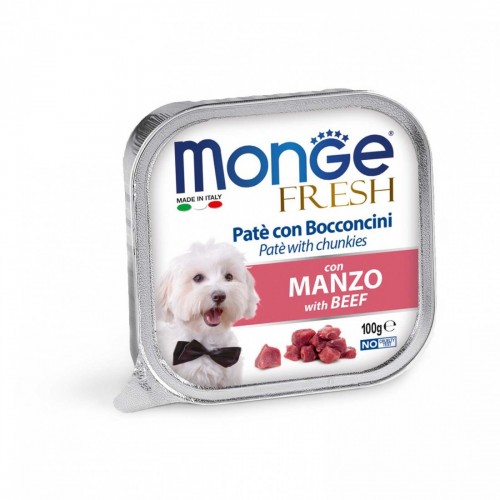 MONGE CANE FRESH manzo 32 pz x 100 gr