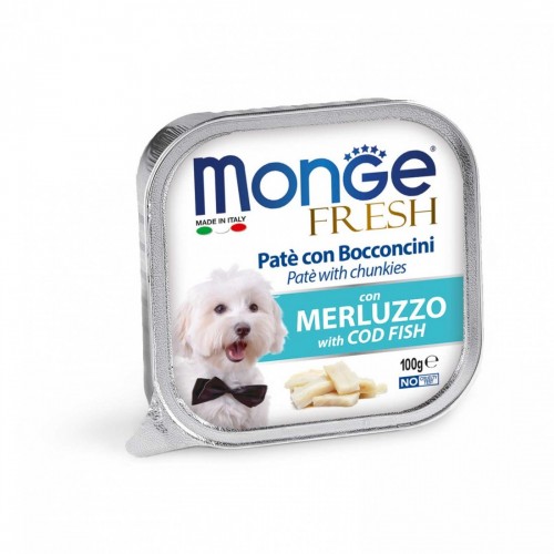 MONGE CANE FRESH merluzzo 32 pz x 100 gr