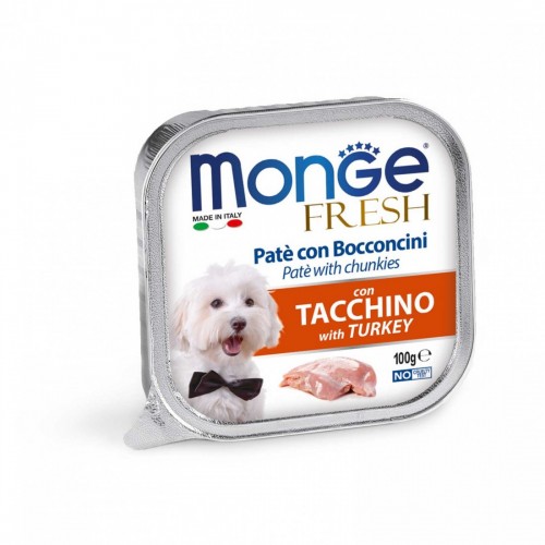 MONGE CANE FRESH tacchino 32 pz x 100 gr
