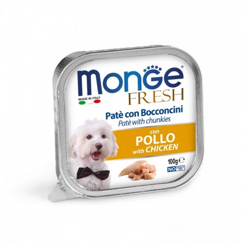 MONGE CANE FRESH pollo 32 pz x 100 gr
