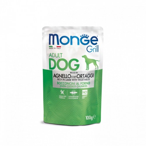 MONGE CANE GRILL agnello/verdure 24...