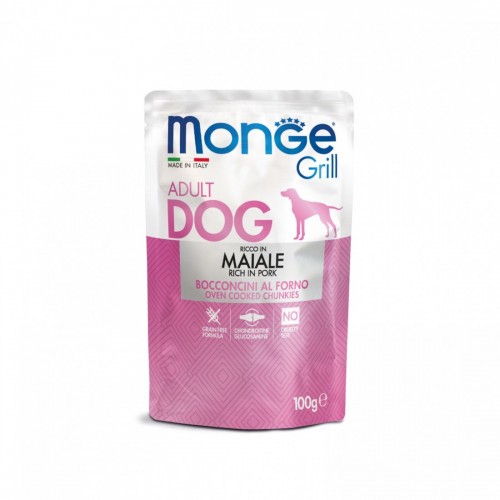 MONGE CANE GRILL maiale 24 bst x 100 gr