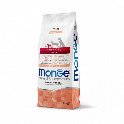 MONGE CANE ADULT MINI salmone/riso...