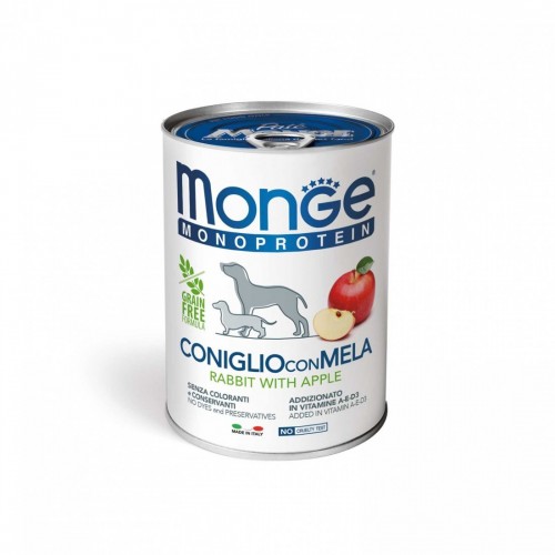 MONGE CANE MONOPR. coniglio/mela 24...