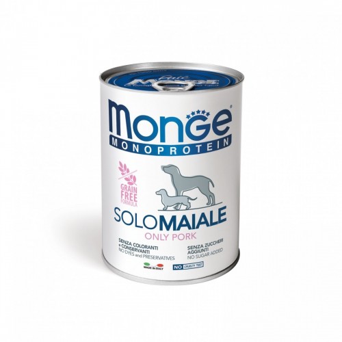 MONGE CANE MONOPR. maiale 24 pz x 400 gr