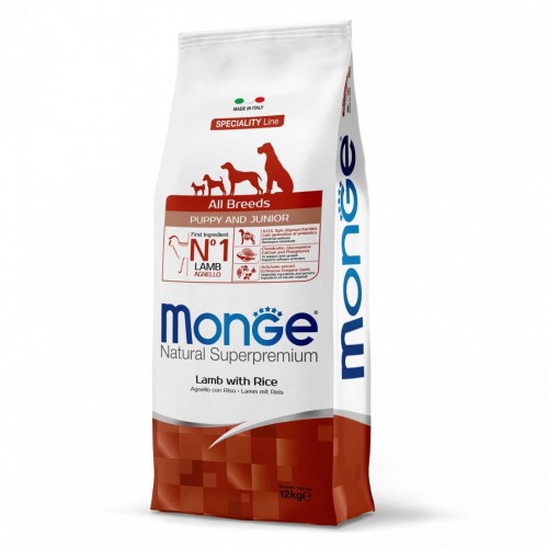 MONGE CANE PUPPY agnello/riso 12 kg