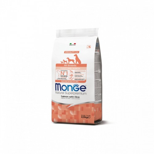 MONGE CANE PUPPY salmone/riso 2,5 kg