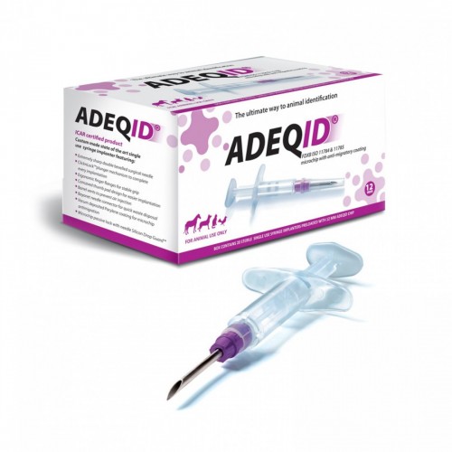 ADEQID-microchip 12 mm FDXB 20 pz