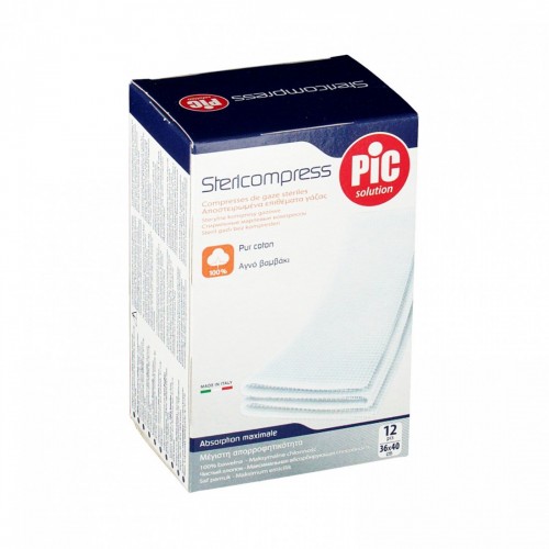 COMPRESSE GARZA sterile cm 36x40x12 PIC